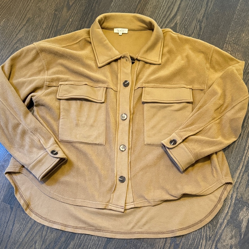 Camel Utility Shacket